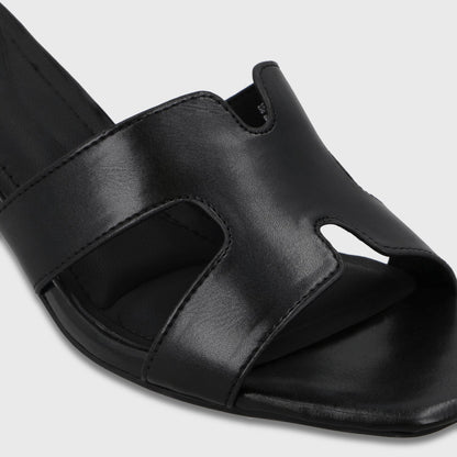 Sandalia Taco Negra Mujer 64030 - Gotta Chile