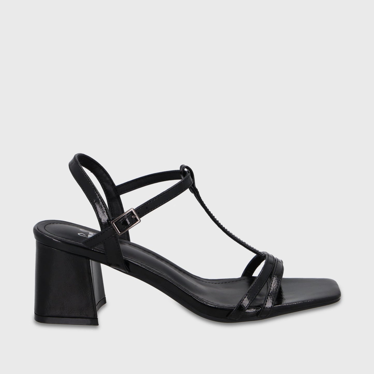 Sandalia Taco Negra Mujer 64031 - Gotta Chile