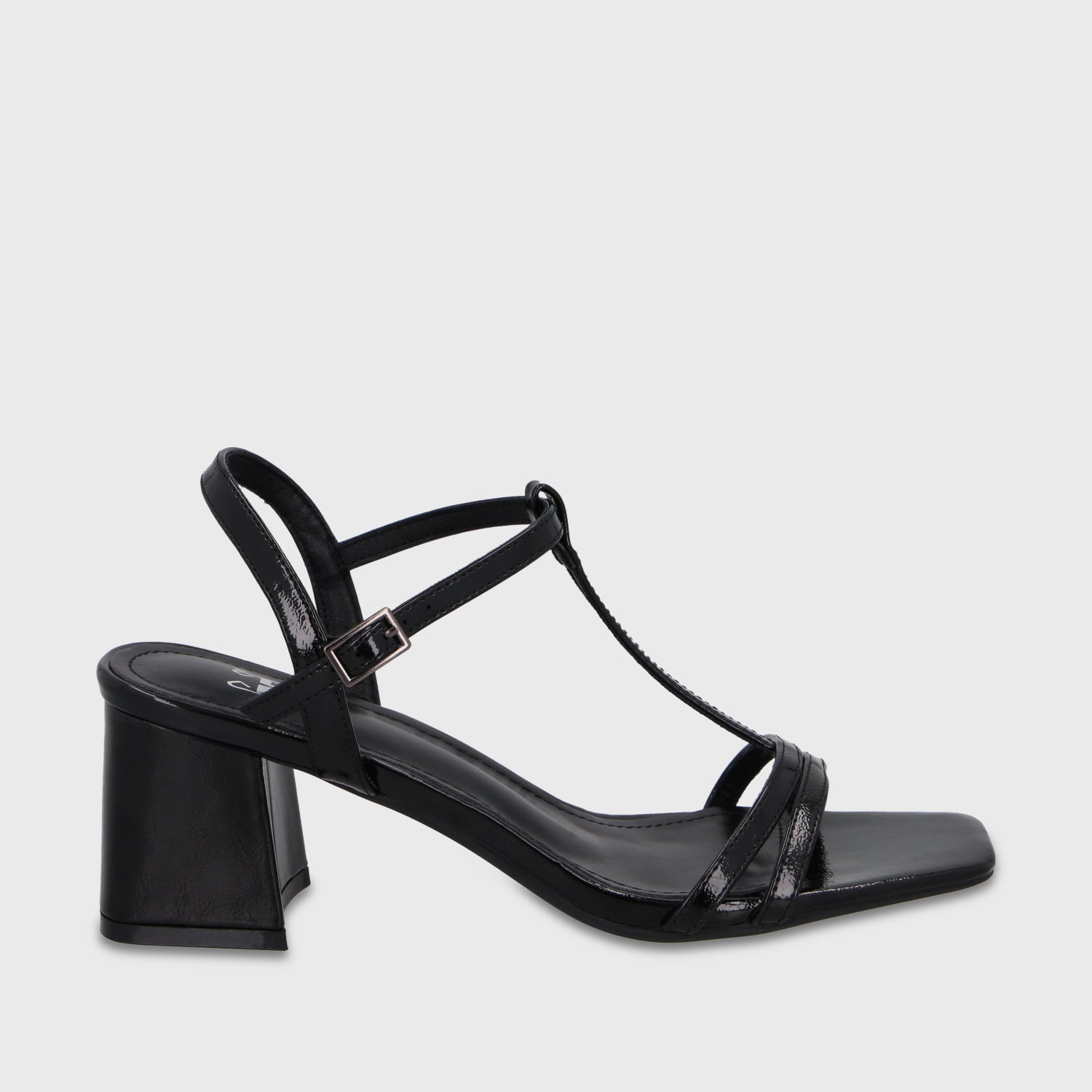 Sandalia Taco Negra Mujer 64031 - Gotta Chile