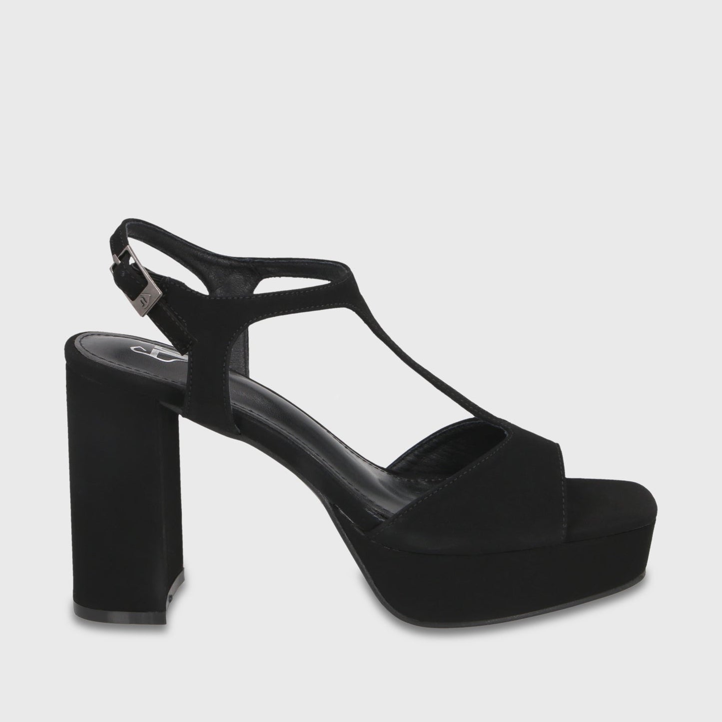 Sandalia Taco Negra Mujer 65910 - Gotta Chile