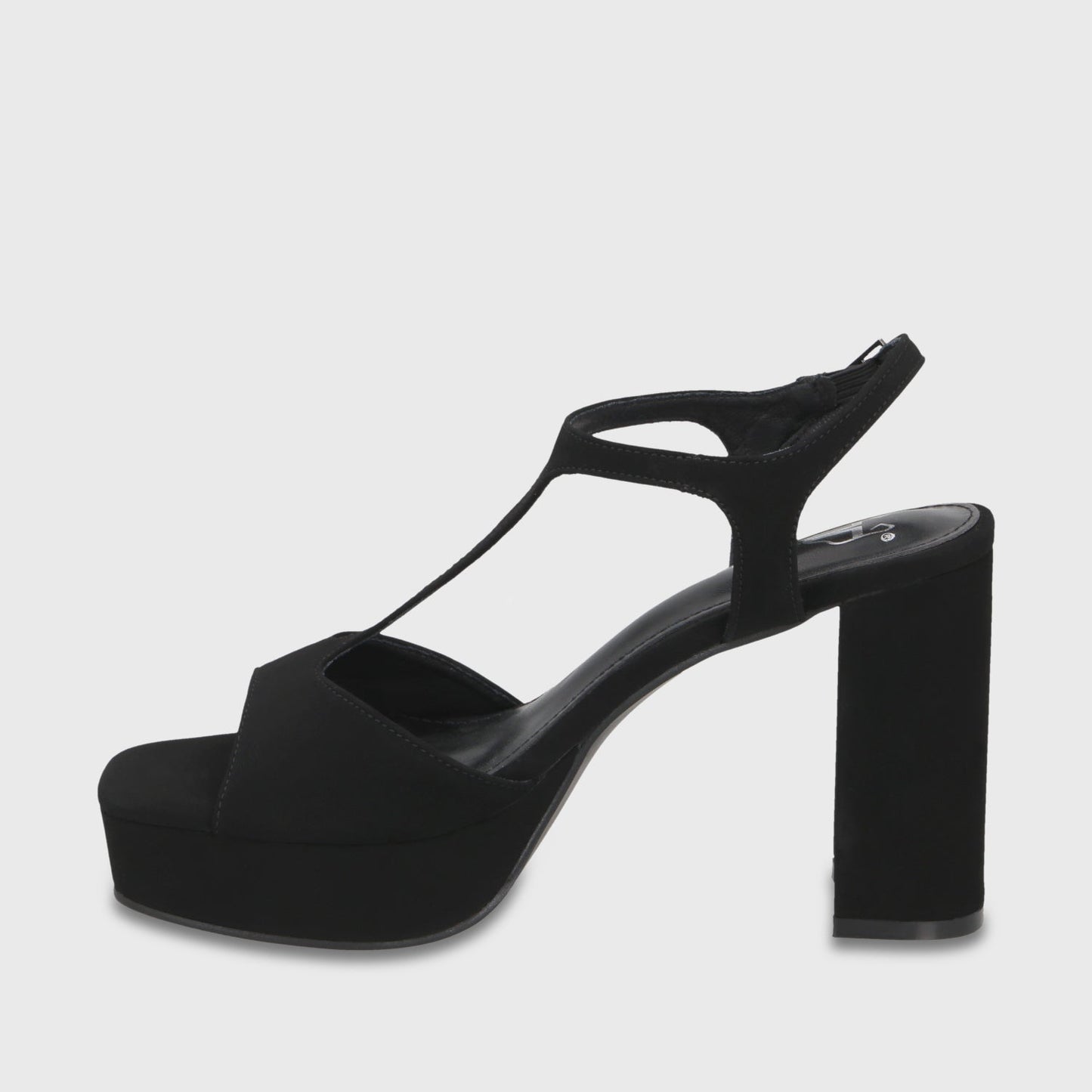 Sandalia Taco Negra Mujer 65910 - Gotta Chile