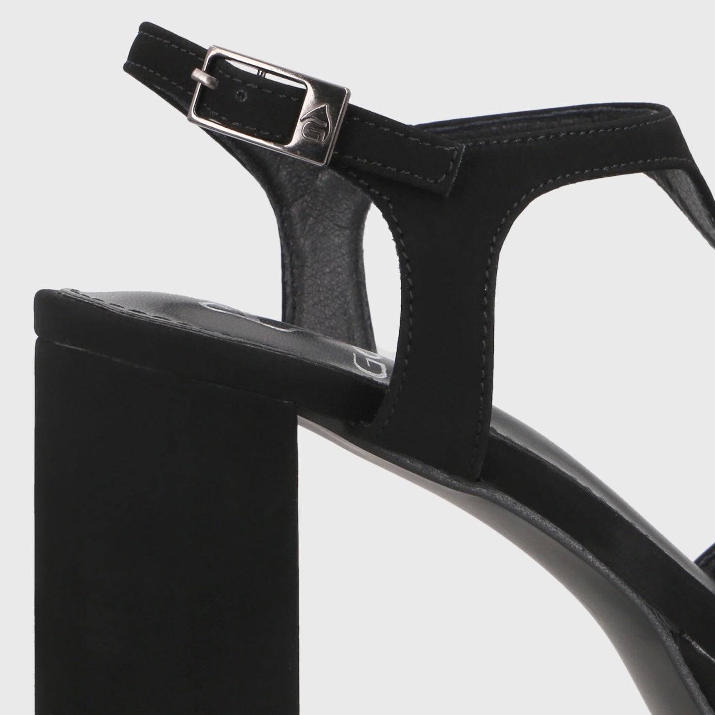 Sandalia Taco Negra Mujer 65910 - Gotta Chile