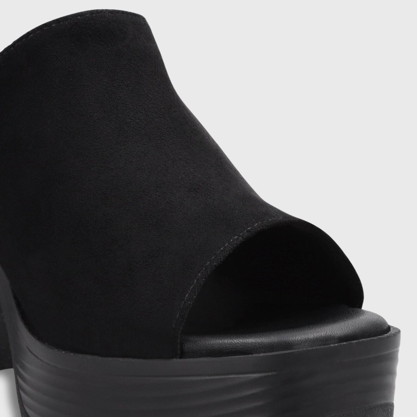 Sandalia Taco Negra Mujer 65920 - Gotta Chile