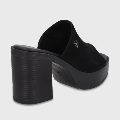 Sandalia Taco Negra Mujer 65920 - Gotta Chile