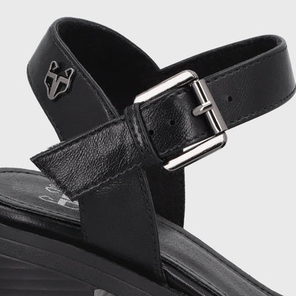 Sandalia Taco Negra Mujer 65922 - Gotta Chile