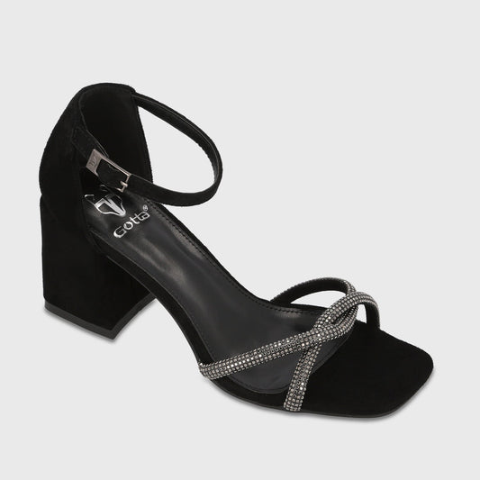 Sandalia Taco Negra Mujer Alicia - Gotta Chile