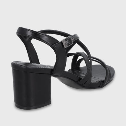 Sandalia Taco Negra Mujer C6164 - Gotta Chile