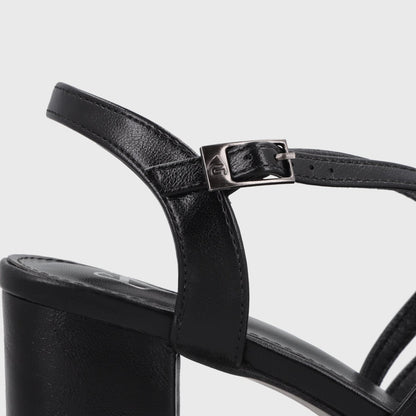 Sandalia Taco Negra Mujer C6164 - Gotta Chile