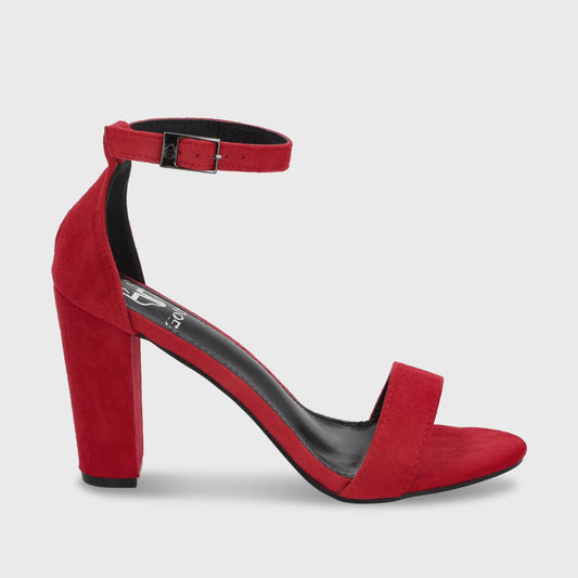 Sandalia Taco Roja Mujer 86123 - Gotta Chile