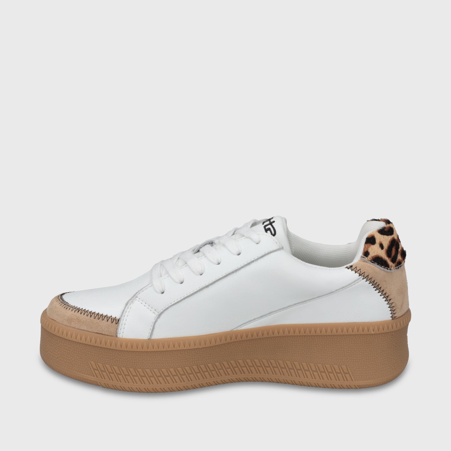 Zapatilla Plataforma Blanca Mujer 67310 - Gotta Chile