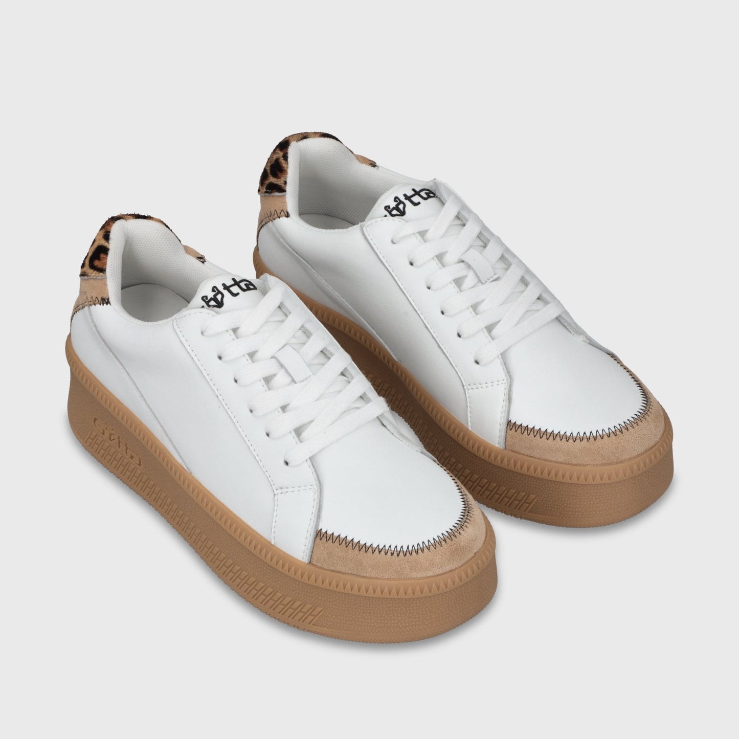 Zapatilla Plataforma Blanca Mujer 67310 - Gotta Chile