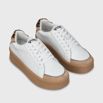 Zapatilla Plataforma Blanca Mujer 67310 - Gotta Chile