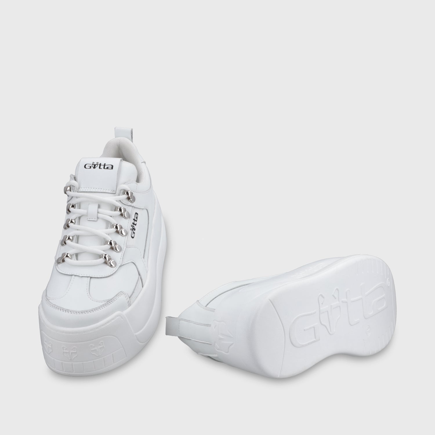 Zapatilla Plataforma Blanca Mujer C732B - Gotta Chile