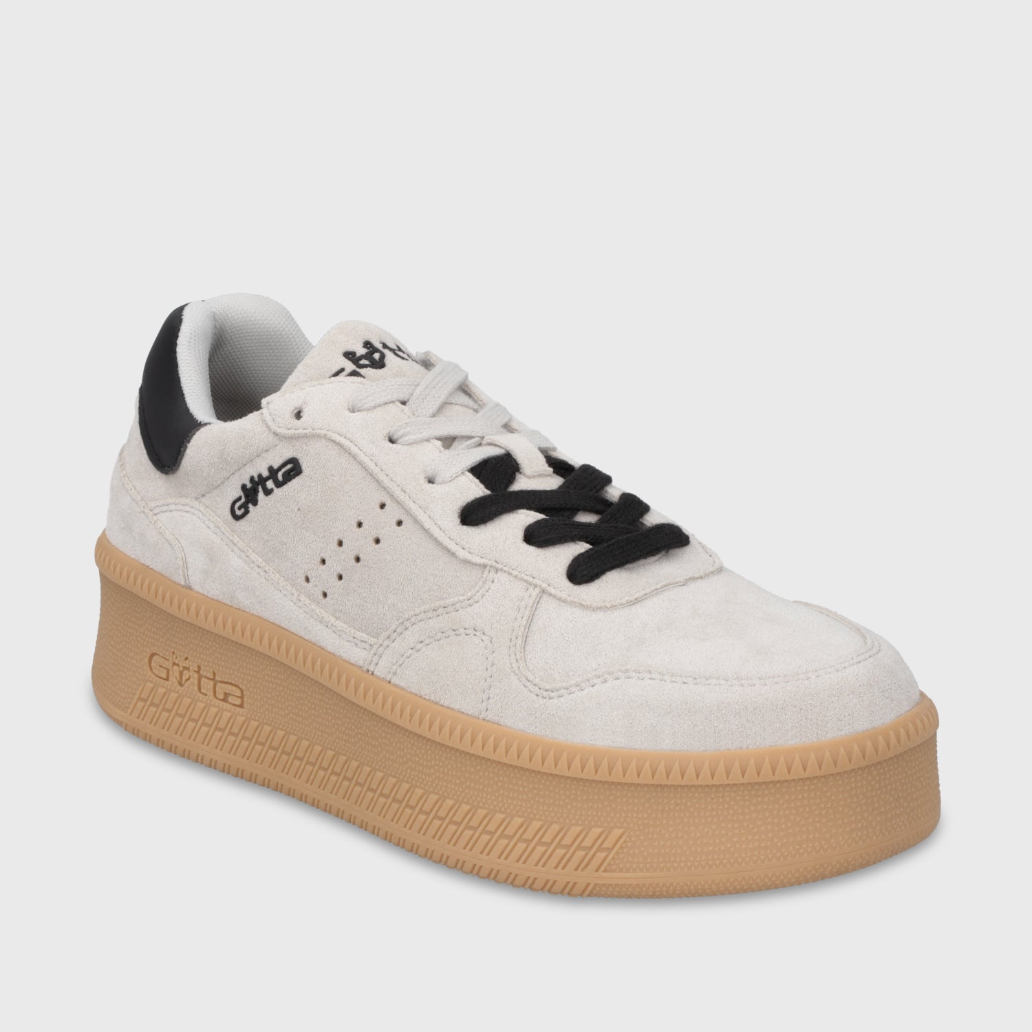 Zapatilla Plataforma Gris Mujer 67313