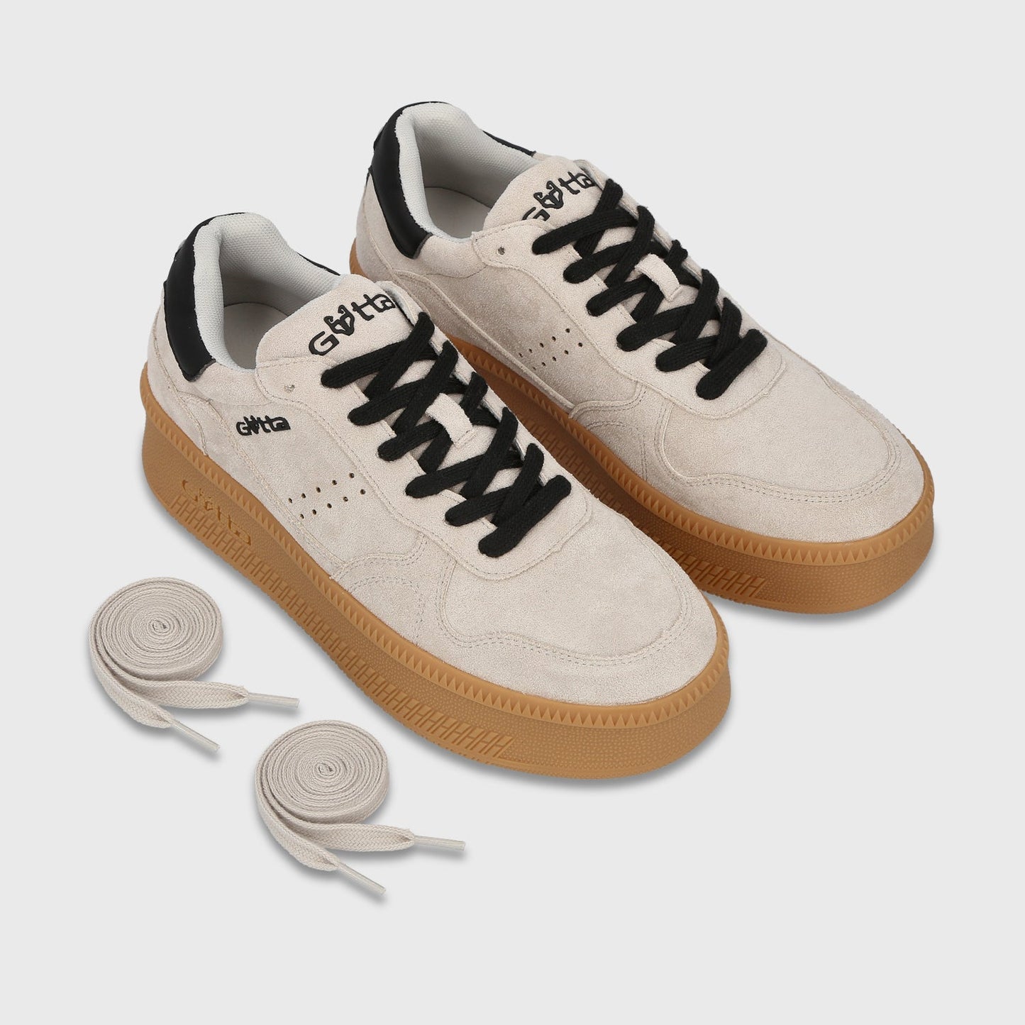 Zapatilla Plataforma Gris Mujer 67313 - Gotta Chile