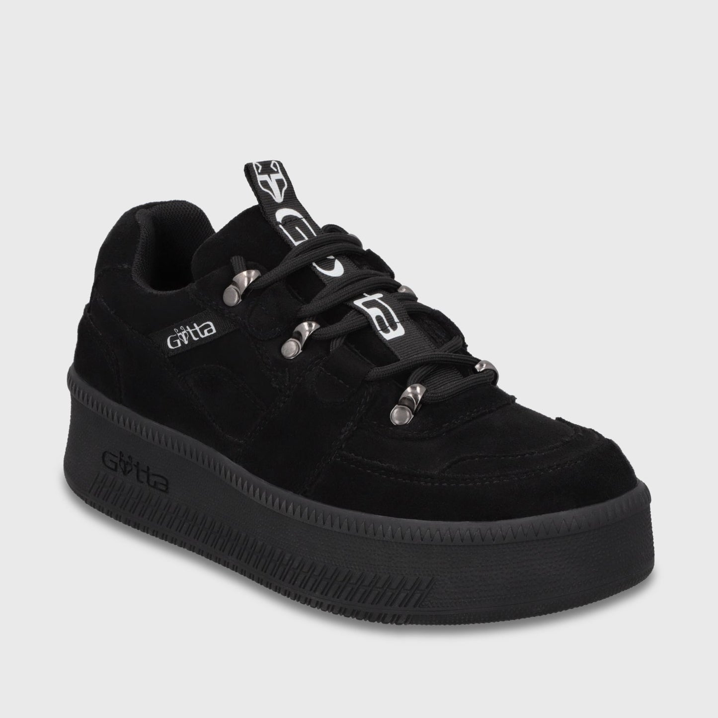 Zapatilla Plataforma Negra Mujer 67312 - Gotta Chile