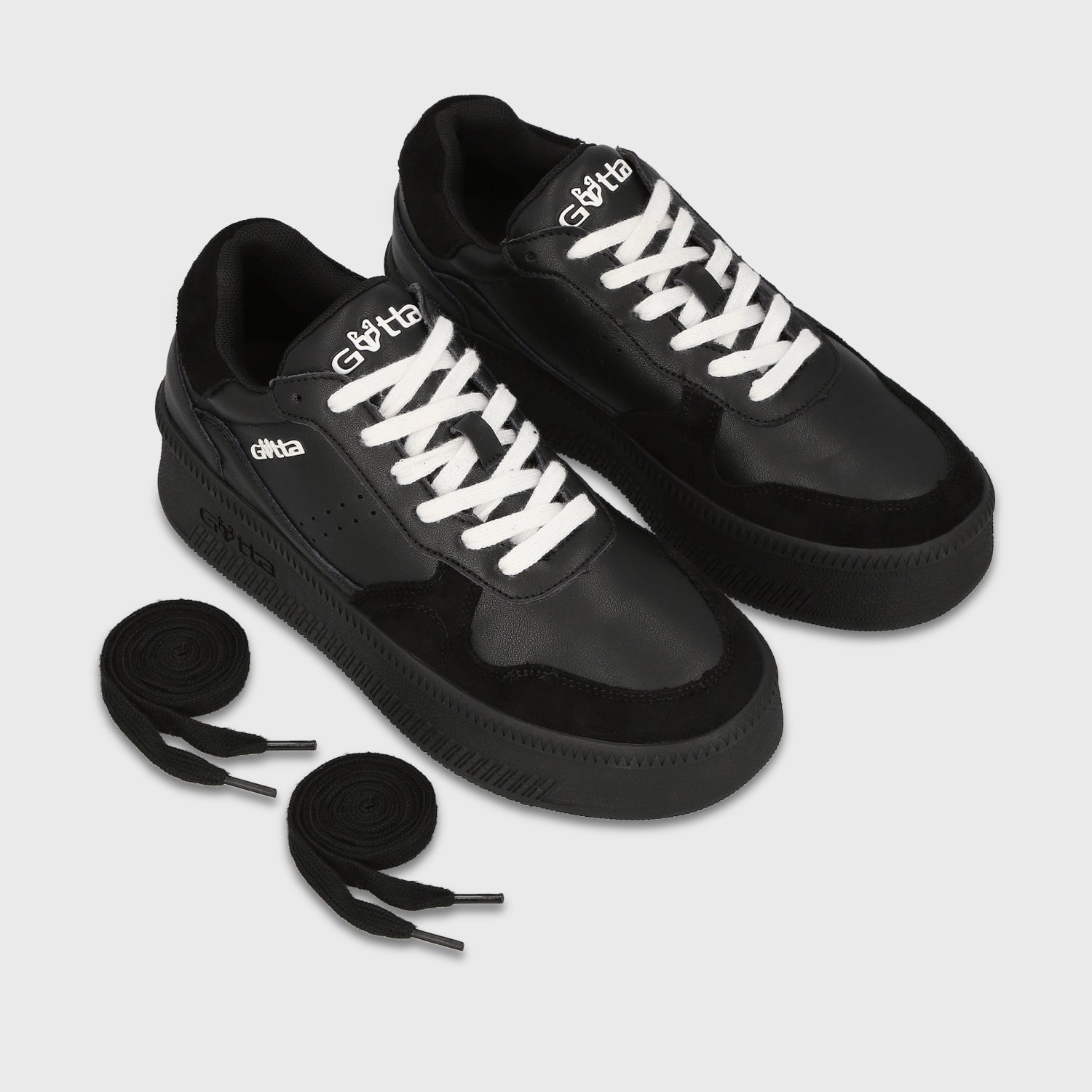 Zapatilla Plataforma Negra Mujer 67313 – Gotta Chile