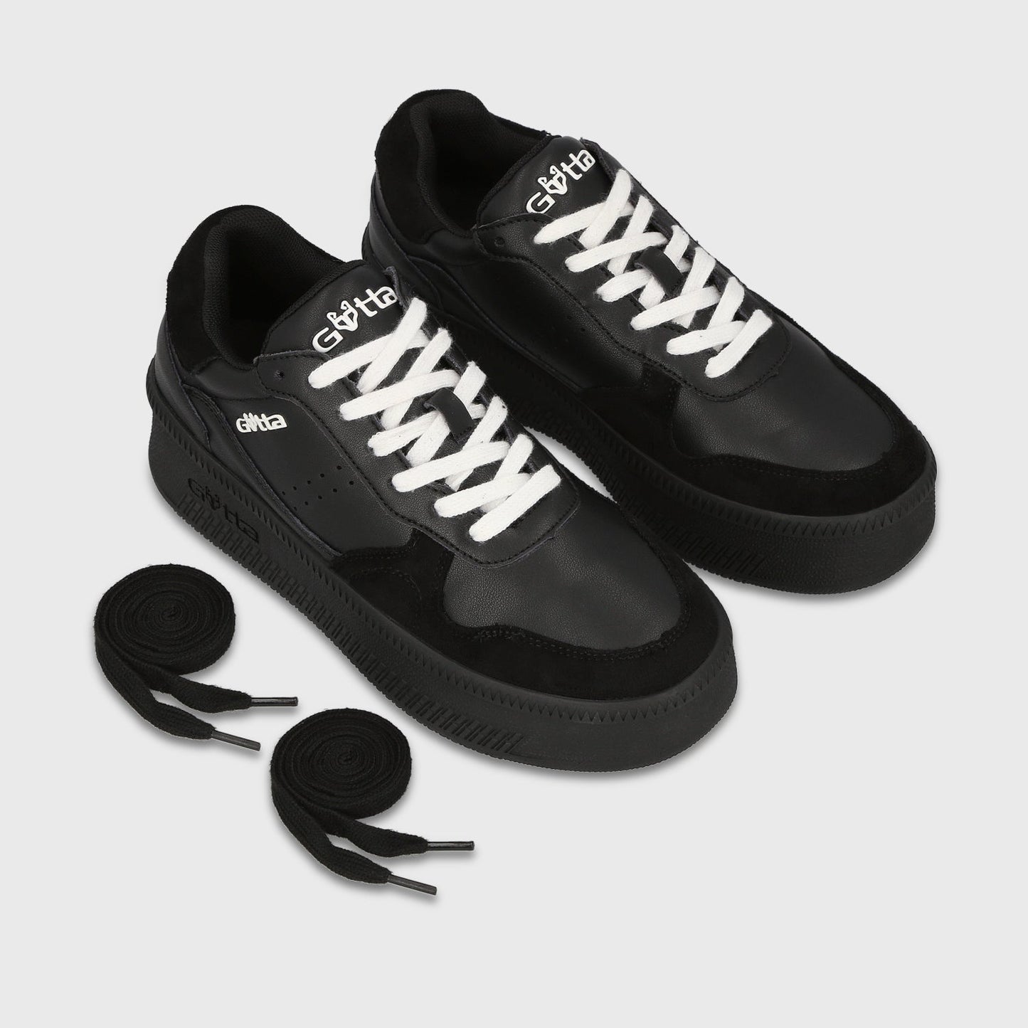 Zapatilla Plataforma Negra Mujer 67313 - Gotta Chile