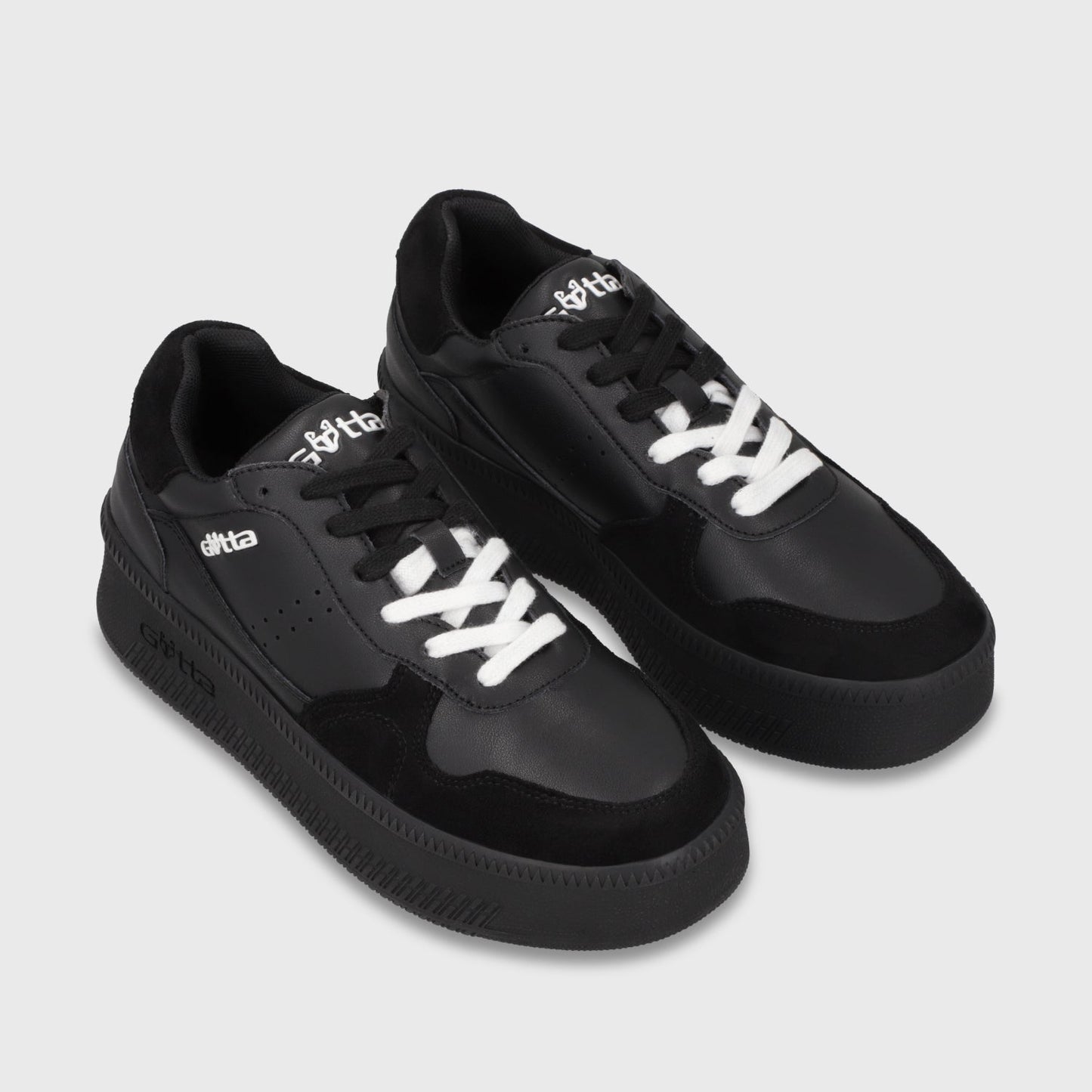 Zapatilla Plataforma Negra Mujer 67313