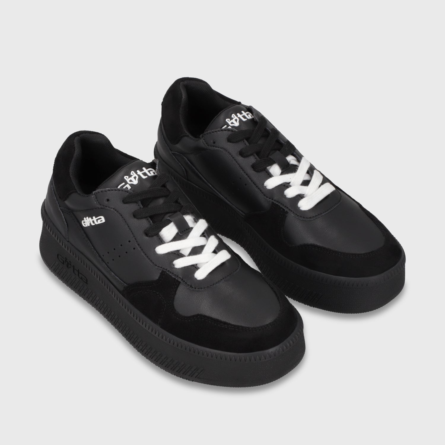 Zapatilla Plataforma Negra Mujer 67313