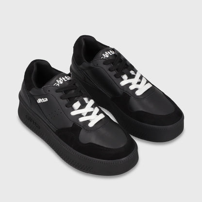 Zapatilla Plataforma Negra Mujer 67313