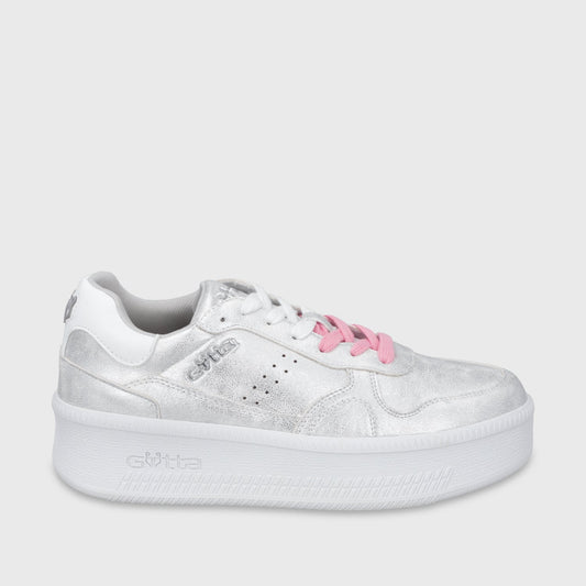 Zapatilla Plataforma Plateada Mujer 67313 - Gotta Chile