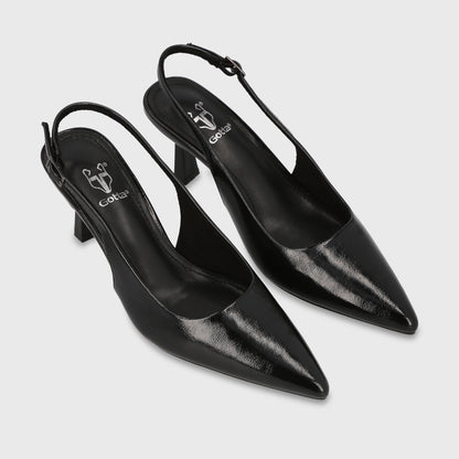 Zapato Taco Negro Mujer 6423001 - Gotta Chile