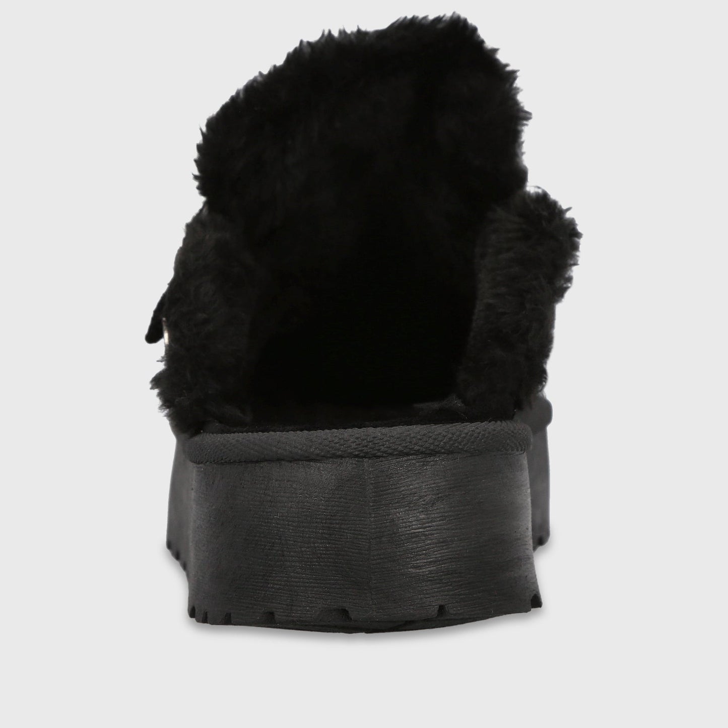 Zueco Plataforma Negro Mujer 6808001