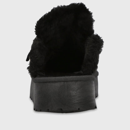 Zueco Plataforma Negro Mujer 6808001