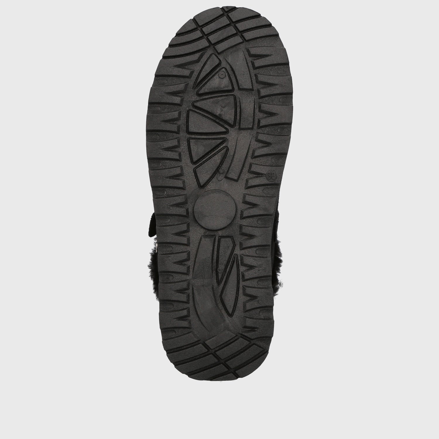 Zueco Plataforma Negro Mujer 6808001